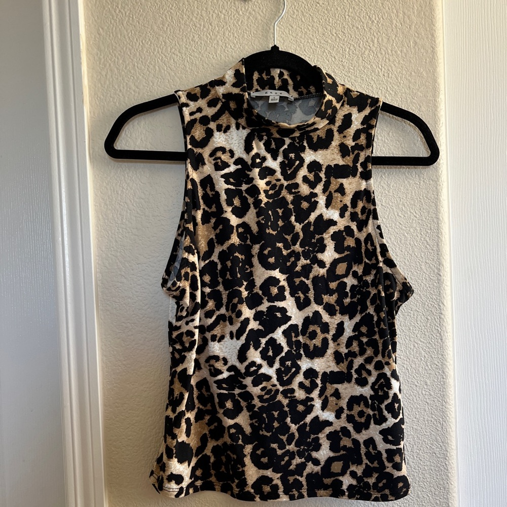 Cheetah Print Turtleneck